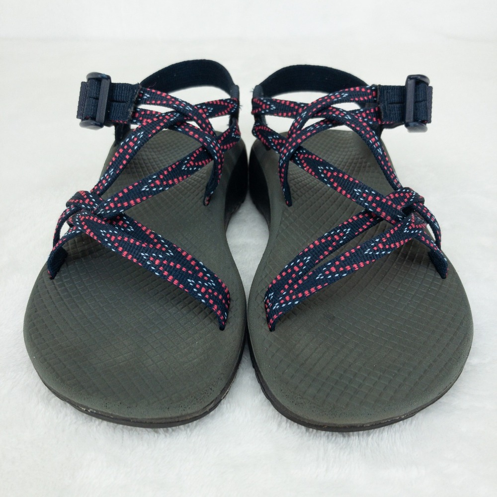 Chaco Z/Cloud Sandals Womens Size 6 Blue Strappy Toe Loop Hiking Shoes - Picture 4 of 16